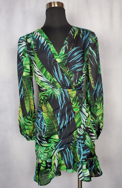 Flora Palm Midi Dress