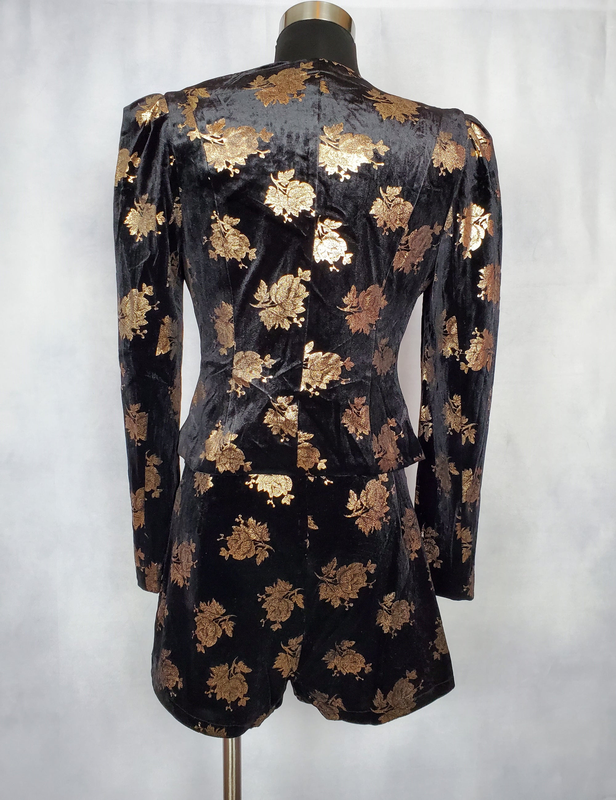 Giavanna Embossed Jacket and Shorts Two-Piece