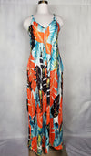 Elise Palm Maxi Dress