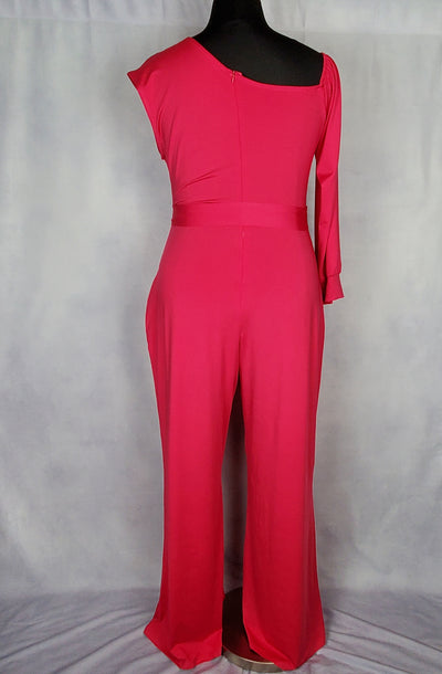 Kora One Sleeve Wide Leg Jumpsuit